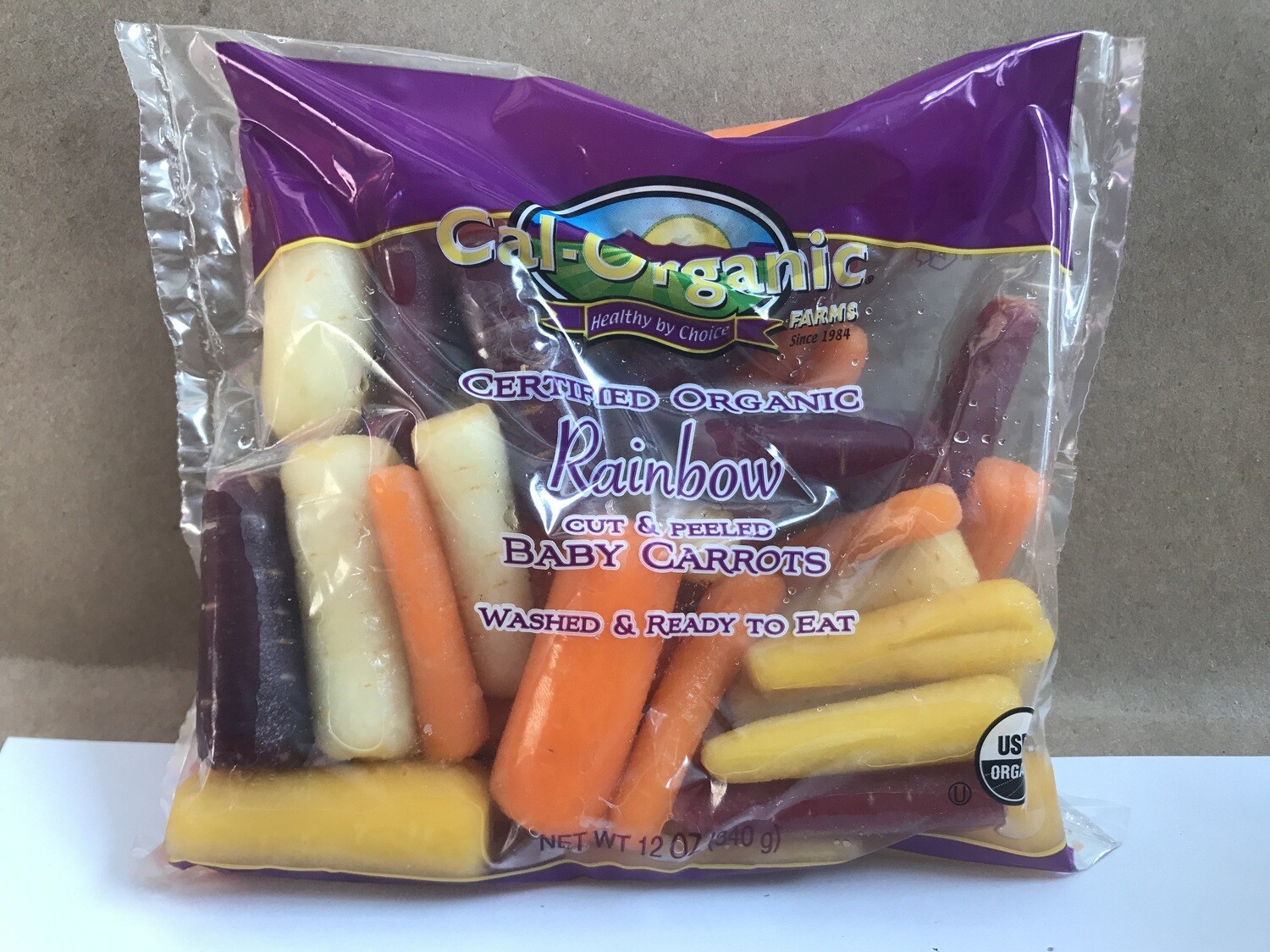 Produce / Vegetable / Organic Baby Rainbow Carrots, 12 oz.