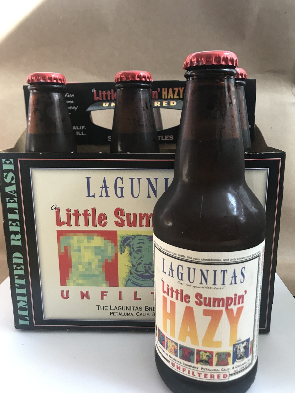 Beer / 6 pack / Lagunitas Lil Sumpin' Hazy unfiltered 6 pk
