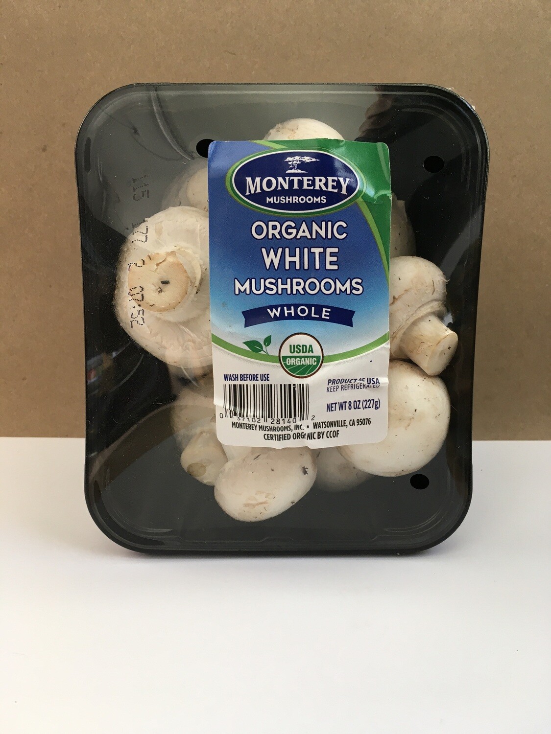 Produce / Vegetable / Organic White Mushrooms