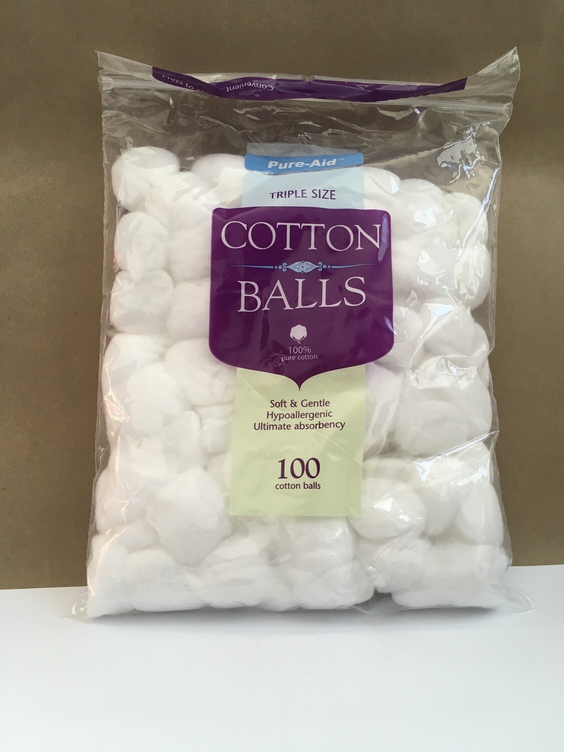 Health and Beauty / Beauty / Pure-Aid Cotton Balls