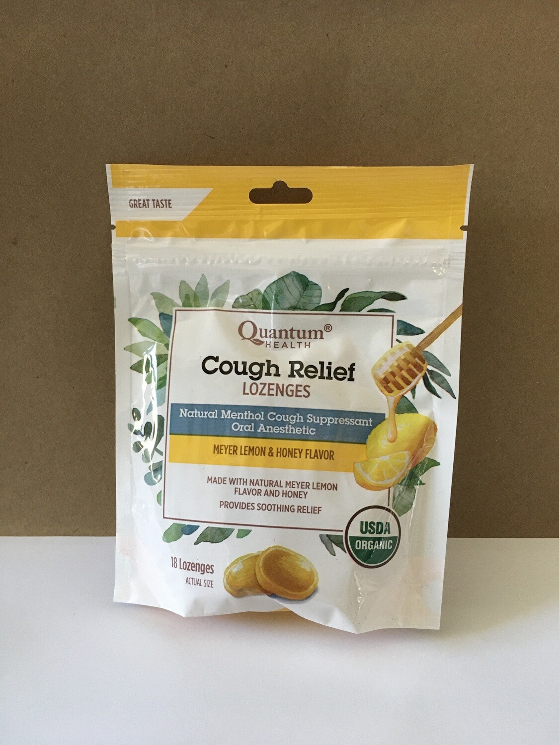 Health and Beauty / Cold / Quantum Cough Lozenges, Lemon Honey