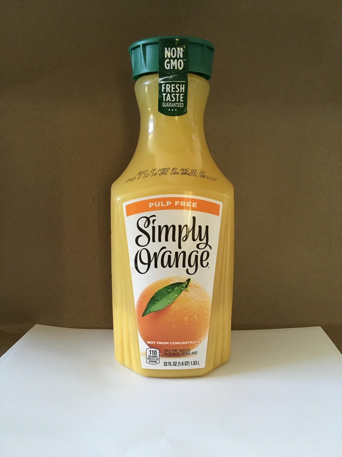 Beverage / Juice / Simply Orange Juice Pulp Free, 52 oz