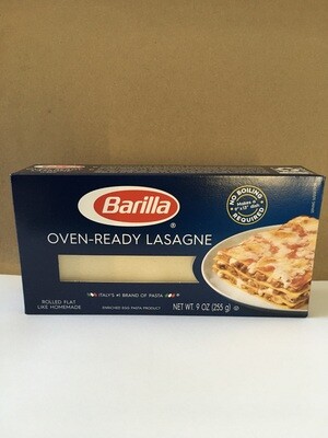 Grocery / Pasta / Barilla Oven Ready Lasagna, 9 oz