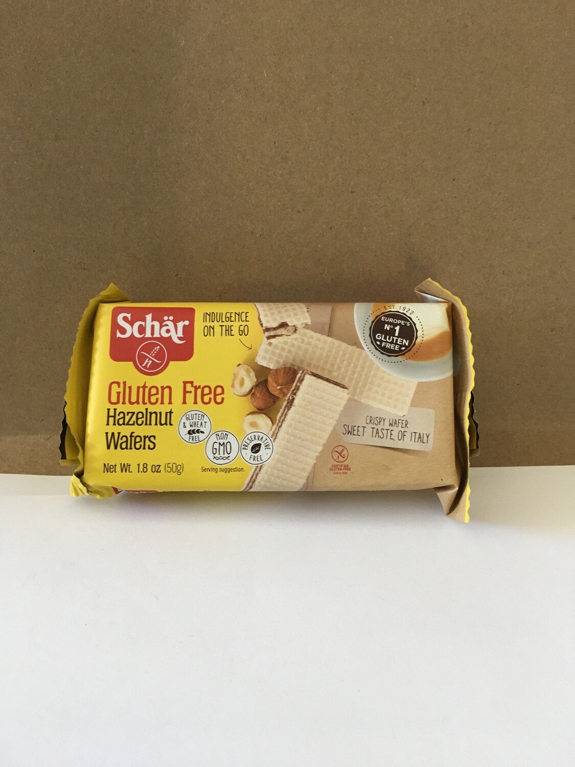 Cookies / Single Serve / Schar Gluten Free Hazelnut Wafers, 1.8 oz