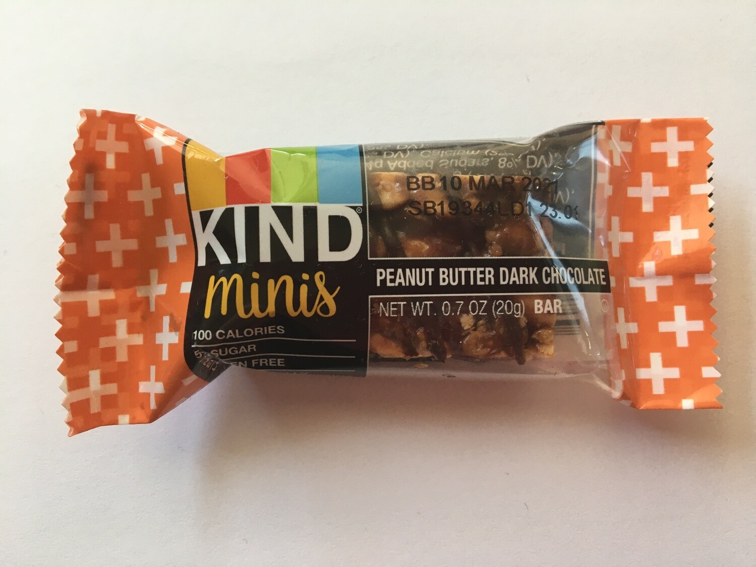 Snack / Bar / Kind Minis Peanut Butter Dark Chocolate Single