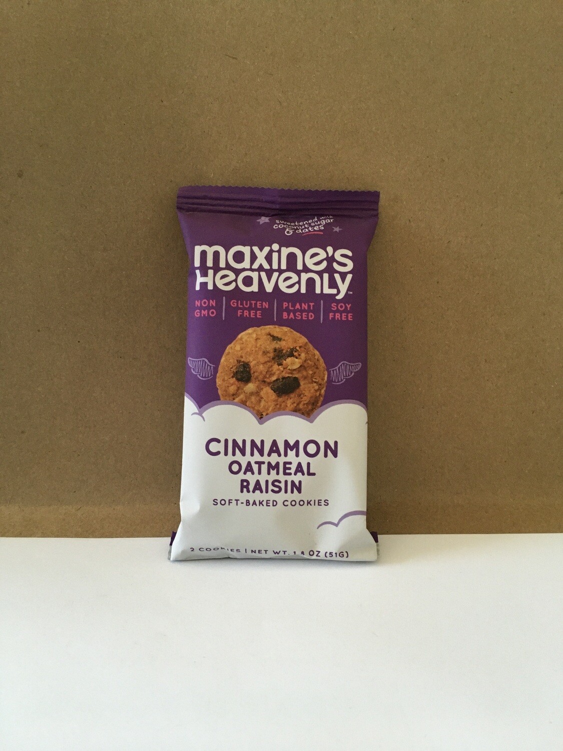 Cookies / Single Serve / Maxines Heavenly Cinnamon Oatmeal Raisin