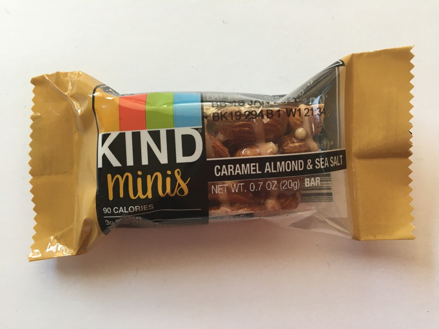 Snack / Bar / Kind Minis Caramel Almond Sea Salt Single