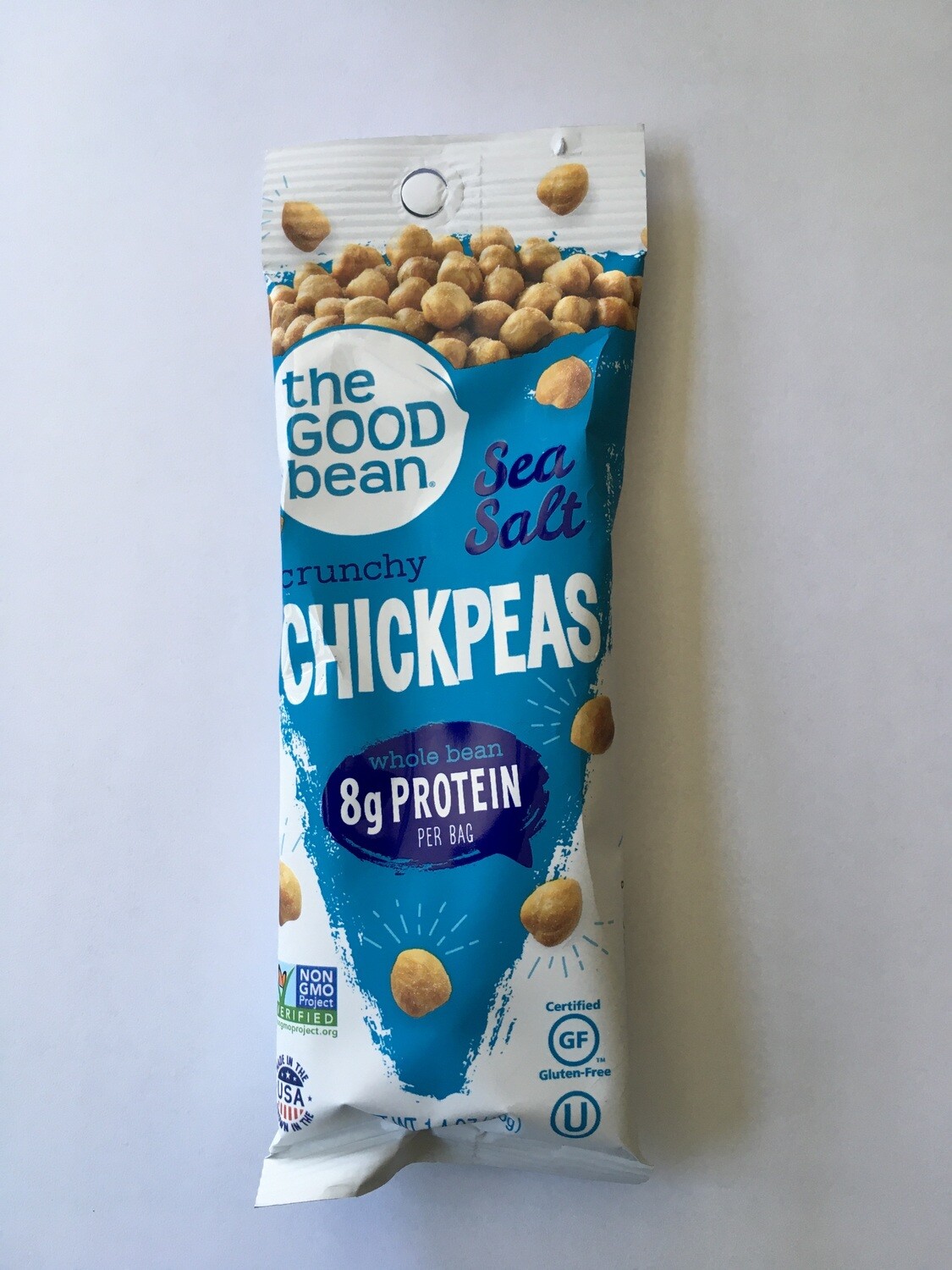 Grocery / Snack / Good Bean Crunchy Chickpeas, Sea Salt, 1.4 oz.