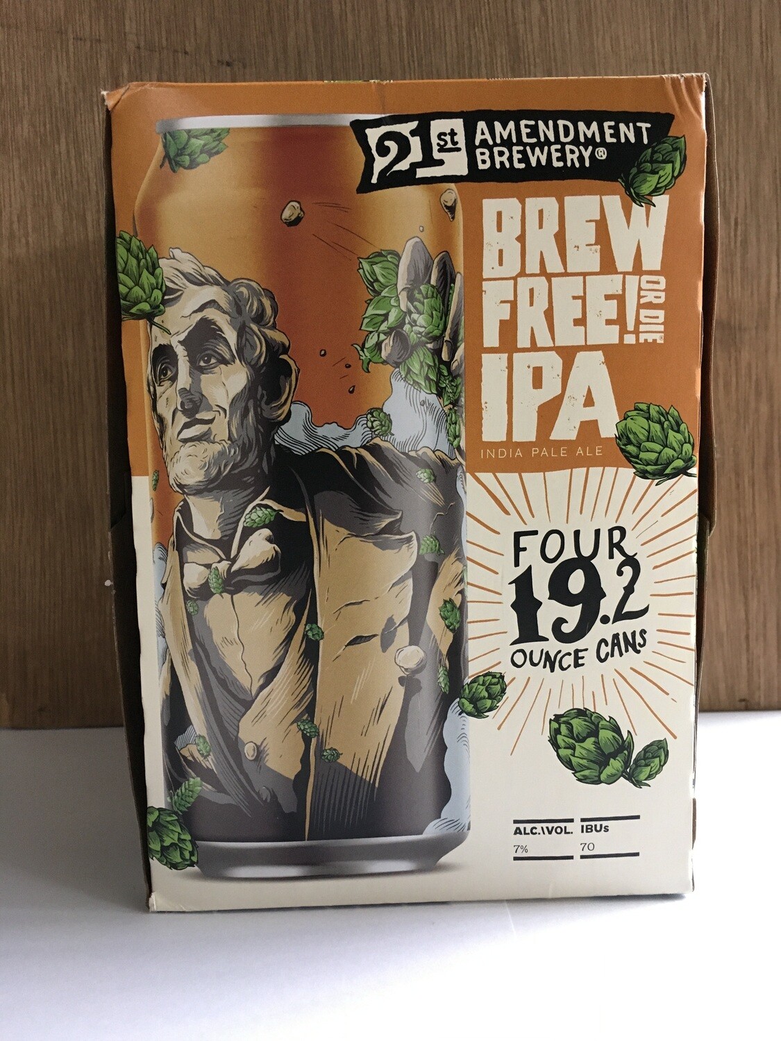 Beer / 4 Pack / Brew Free or Die IPA 20oz 4pk