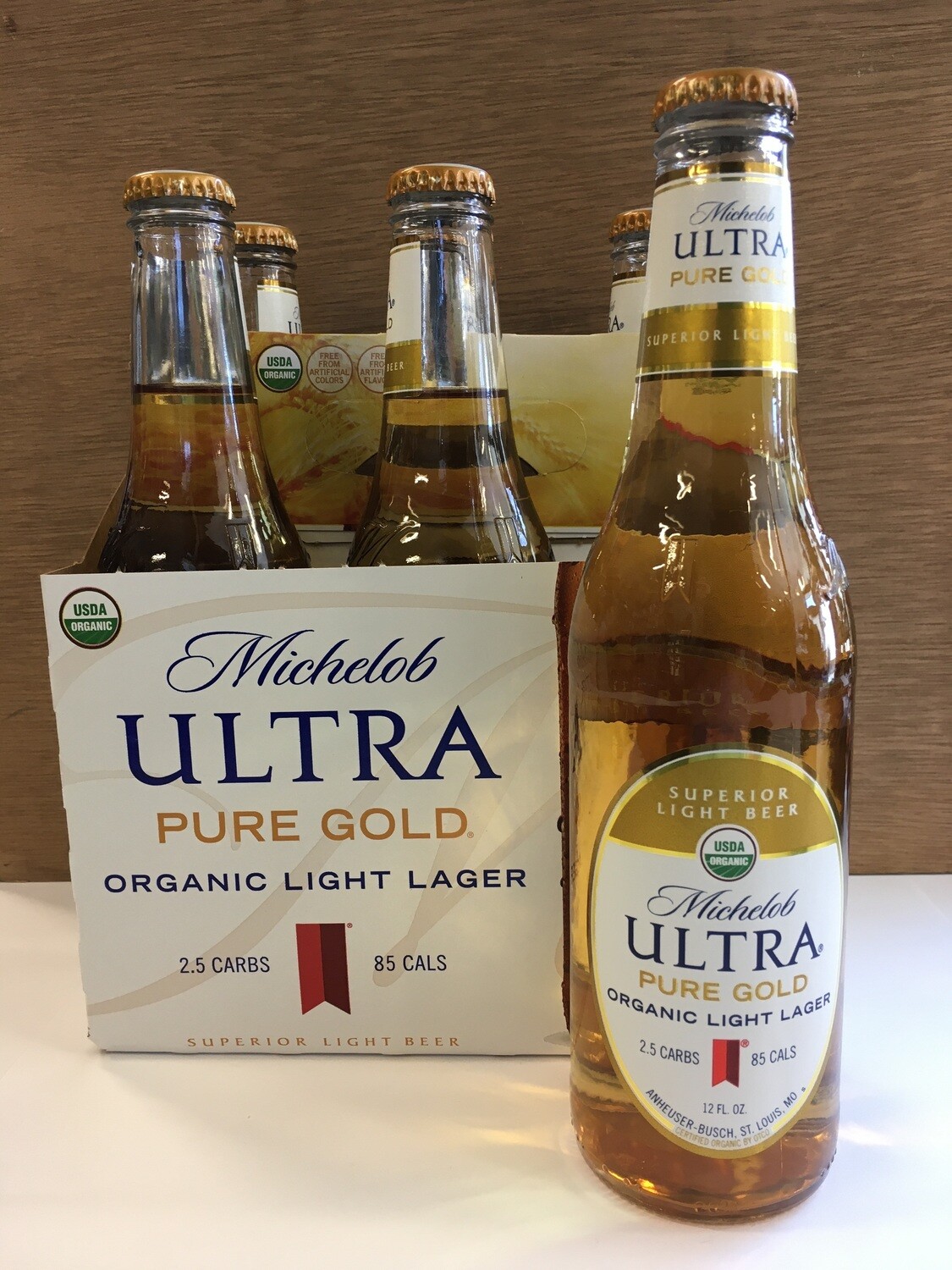 Beer / 6 pack / Michelob Ultra Pure Gold Organic Light Lager