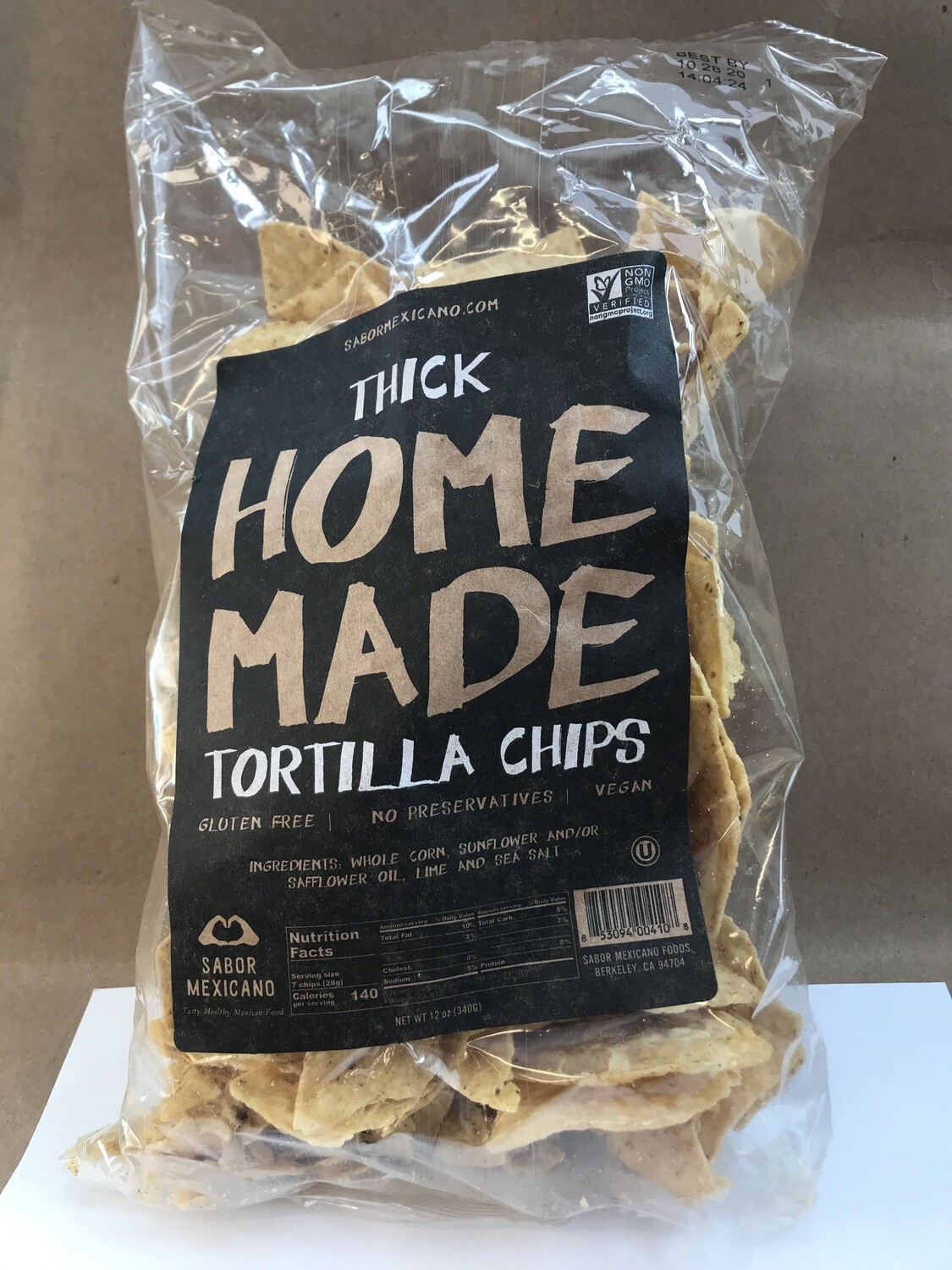 Chips / Big Bag / Sabor Home Made Corn Chips, Thick
