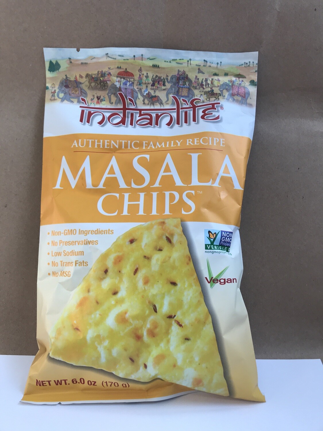 Chips / Big Bag / Indian Life Masala Chips, 6 oz.