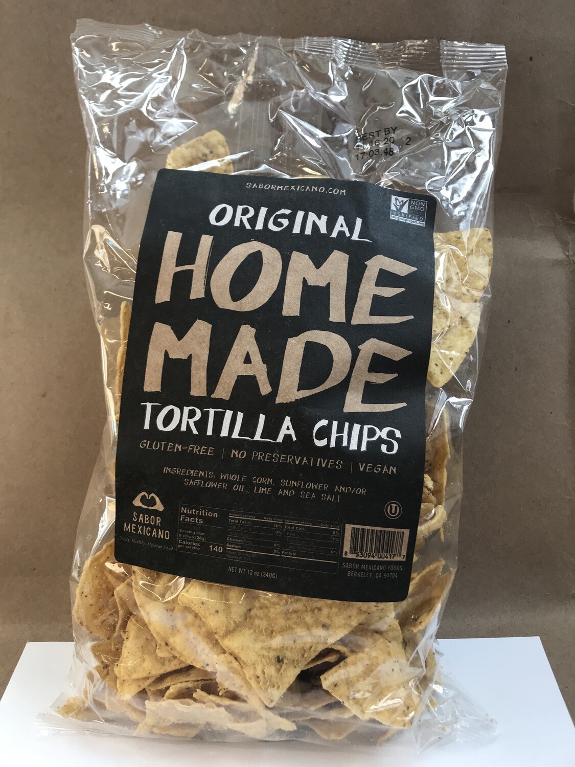 Chips / Big Bag / Sabor Home Made Corn Chips, Original