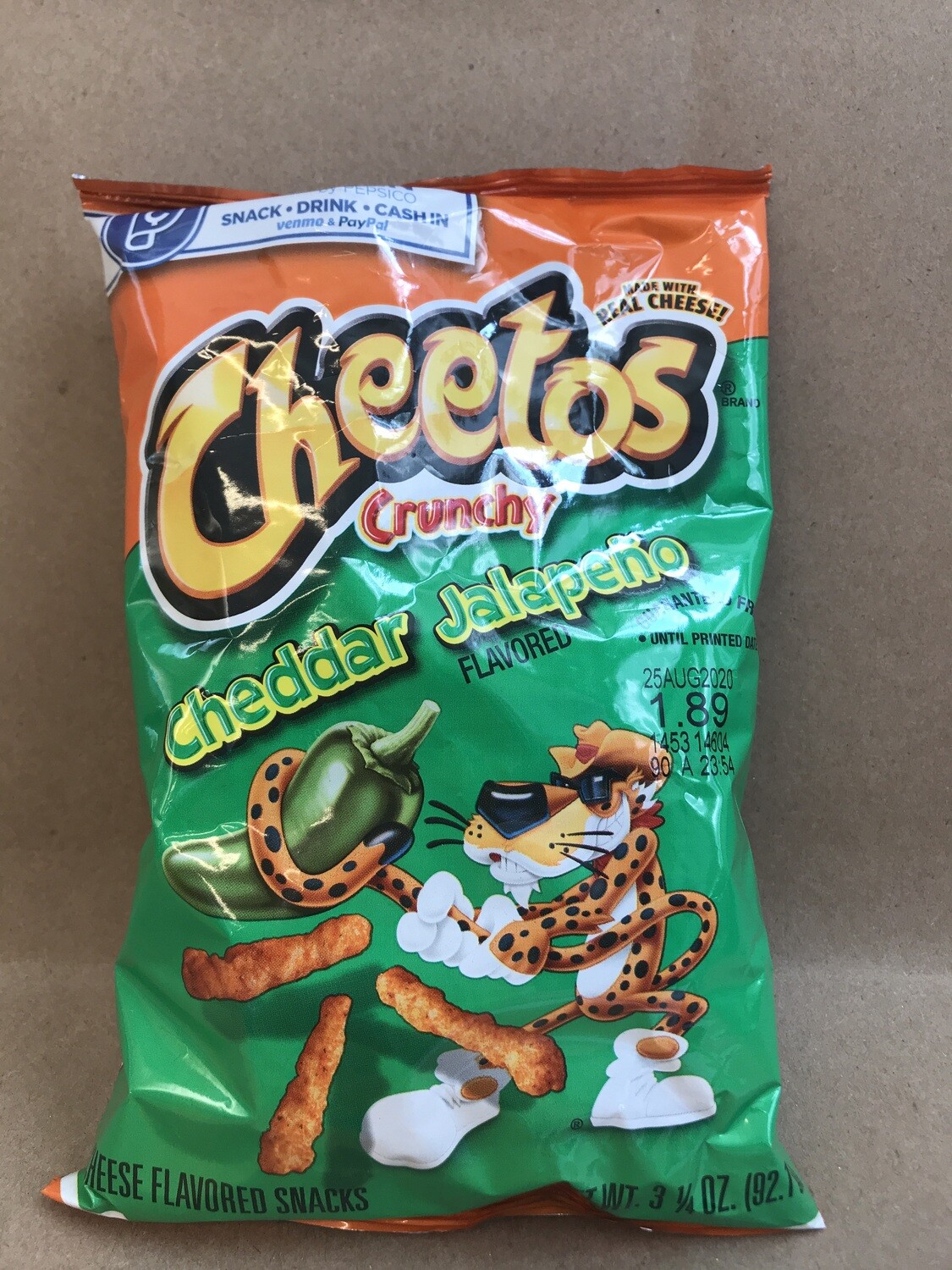 Chips / Small Bag / Cheetos Crunchy Cheddar Jalapeno, 3.5 oz