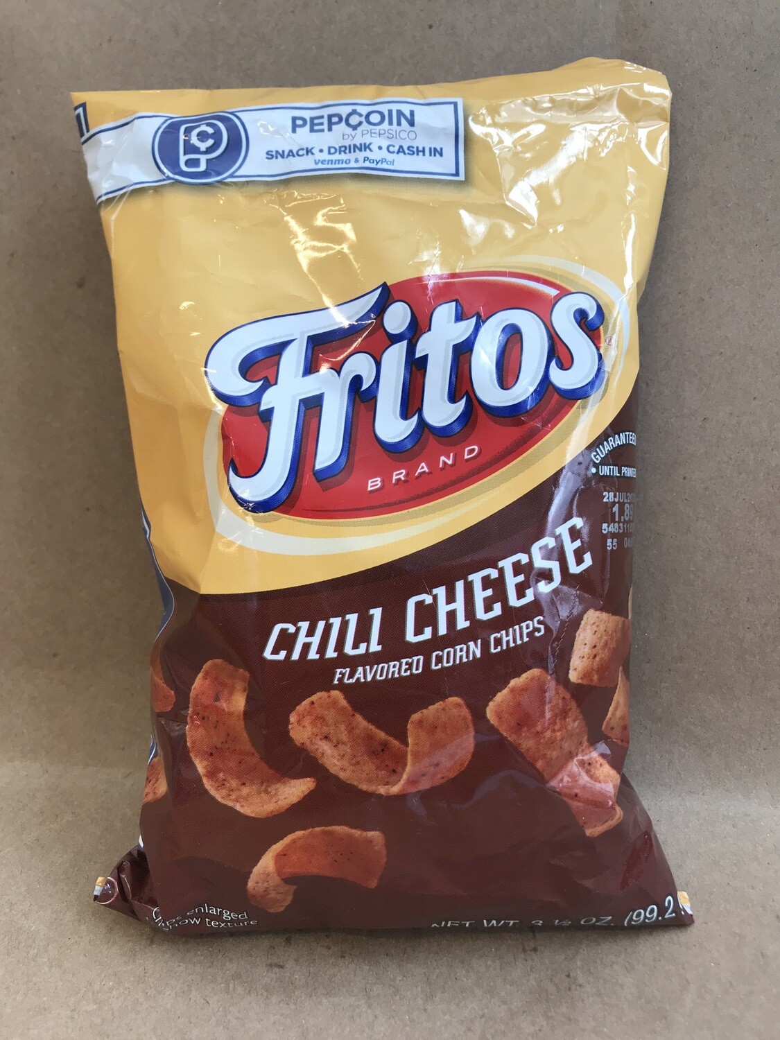 Chips / Small Bag / Fritos Chili Cheese, 3.5 oz