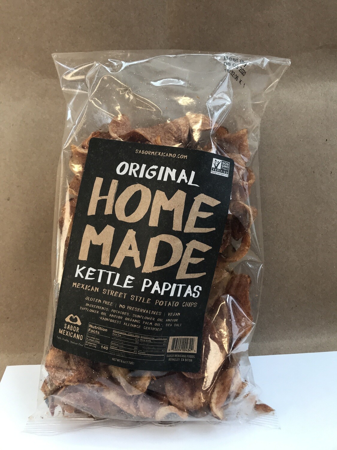 Chips / Big Bag / Sabor Home Made Original Kettle Papitas, 6 oz