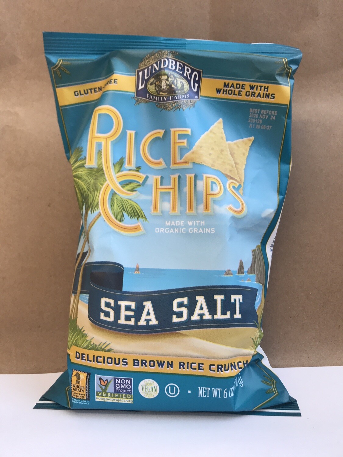 Grocery / Chips / Lundberg Rice Chips Sea Salt