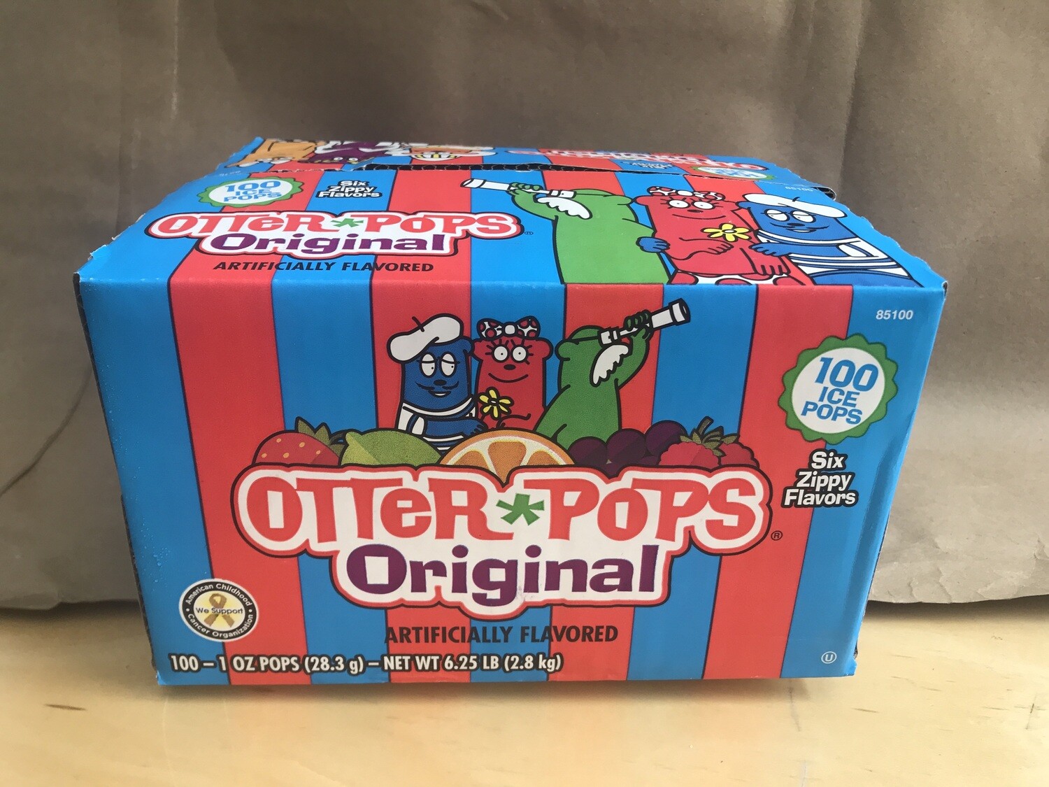 Case of 100 Otter Pops