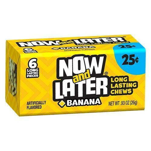 Candy / 25-Cent Candy / Now and Later Banana