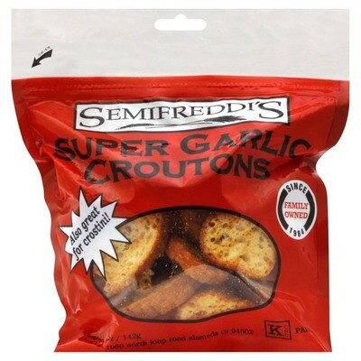 Grocery / Crackers / Semifreddi's Super Garlic Croutons