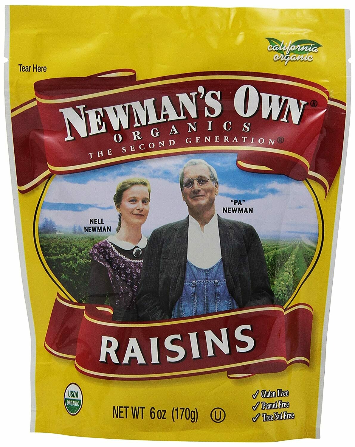 Snack / Dried Fruit / Newman's Own Raisins, 6 oz