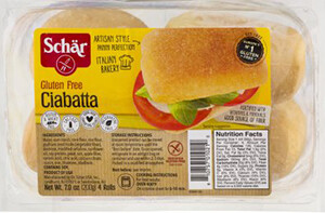 Bread / Buns / Schar Ciabatta, Multigrain Gluten Free
