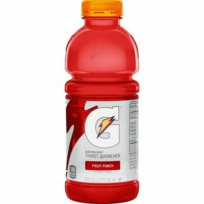 Beverage / Sports Drink / Gatorade Fruit Punch, 20 oz