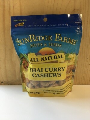 Bulk / Nuts / Thai Curry Roasted Cashews, 5 oz