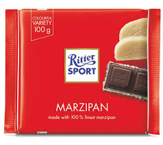 Candy / Chocolate / Ritter Sport Dark Chocolate Marzipan