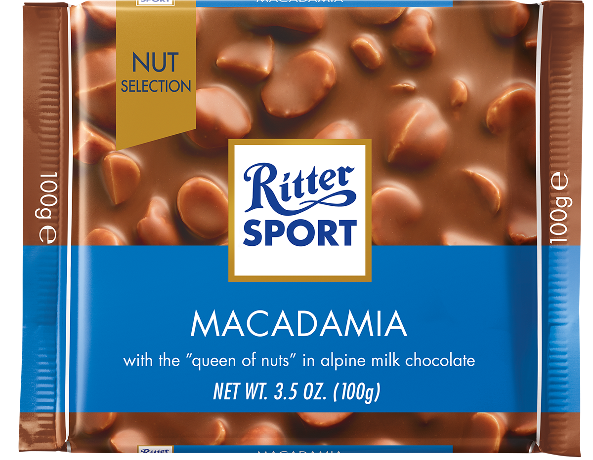 Candy / Chocolate / Ritter Sport Milk Chocolate Macadamia
