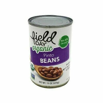 Grocery / Beans / Field Day Organic Pinto Bean can, 15 oz