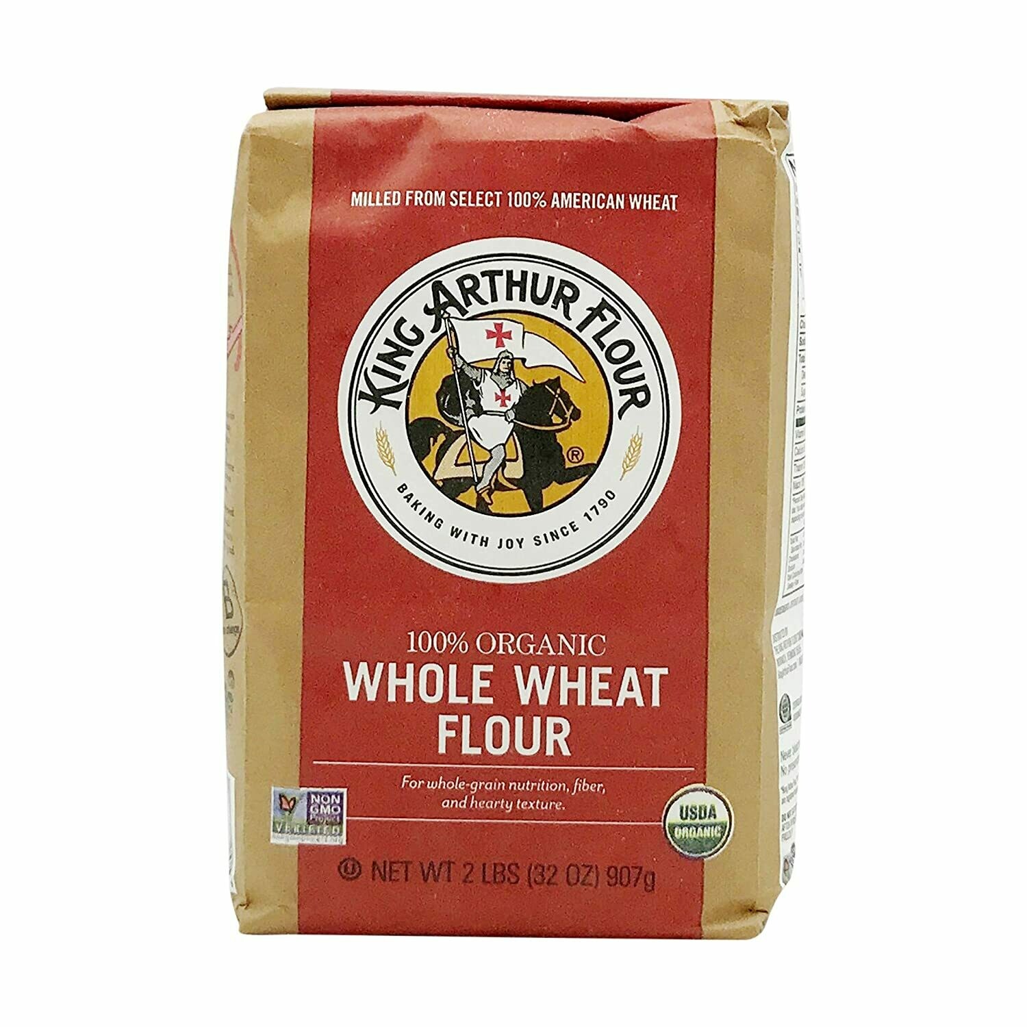 Grocery / Baking / King Arthur Organic Whole Wheat Flour, 2 lb