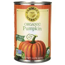 Grocery / Canned Fruit / Farmers Market Organic Canned Pumpkin, 15 oz