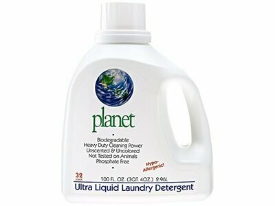 Household / Laundry / Planet Inc. Ultra Laundry Detergent Free and Clear, 100 oz