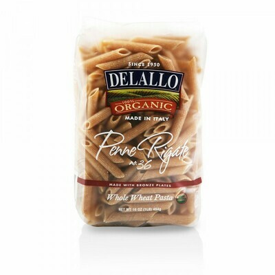 Grocery / Pasta / De Lallo Organic Whole Wheat Penne, 1 lb