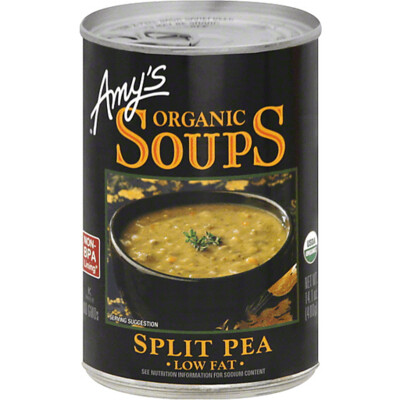 Grocery / Soup / Amy's Low Fat Split Pea Soup
