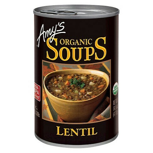 Grocery / Soup / Amy's Low Sodium Lentil Soup