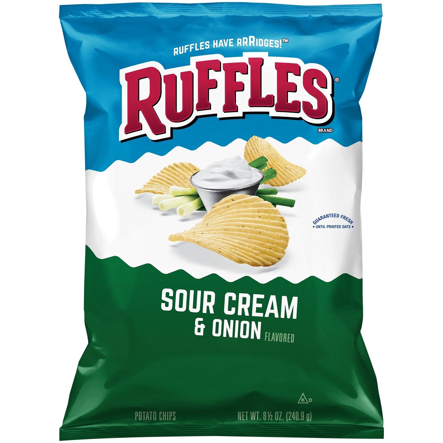 Chips / Big Bag / Ruffles Sour Cream/Onion 8 oz