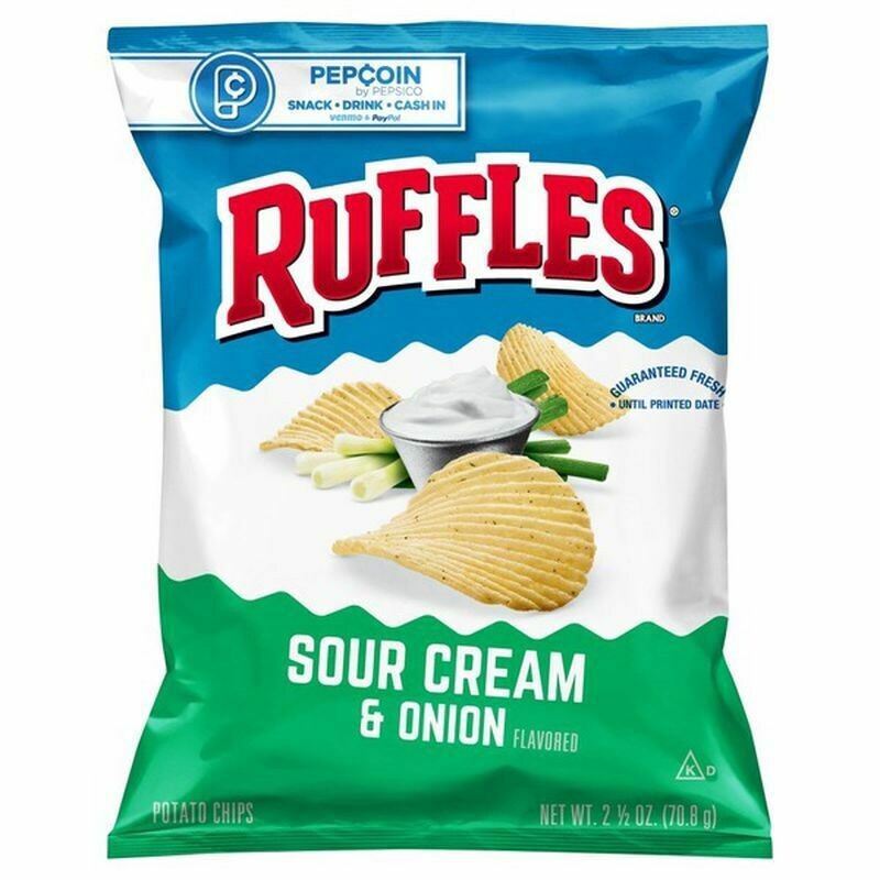Chips / Small Bag / Ruffles Sour Cream/Onion 2.5 oz