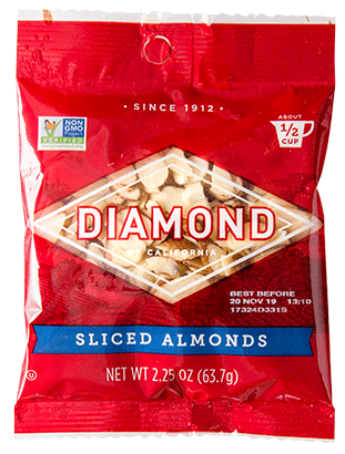 Snack / Nuts / Diamond Sliced Almonds, 2.25 oz