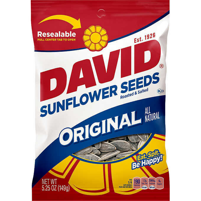 Snack / Snack / David Sunflower Seeds Original, 5.25 oz