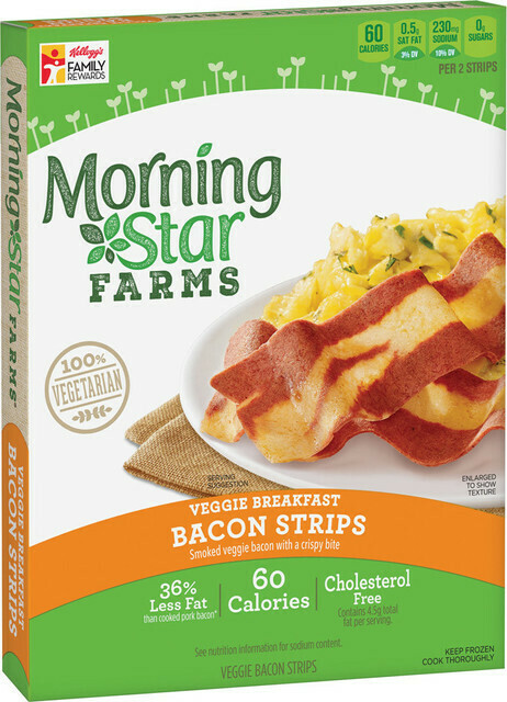 Frozen / Entree / Morningstar Farms Veggie Bacon Strips, 5.25 oz