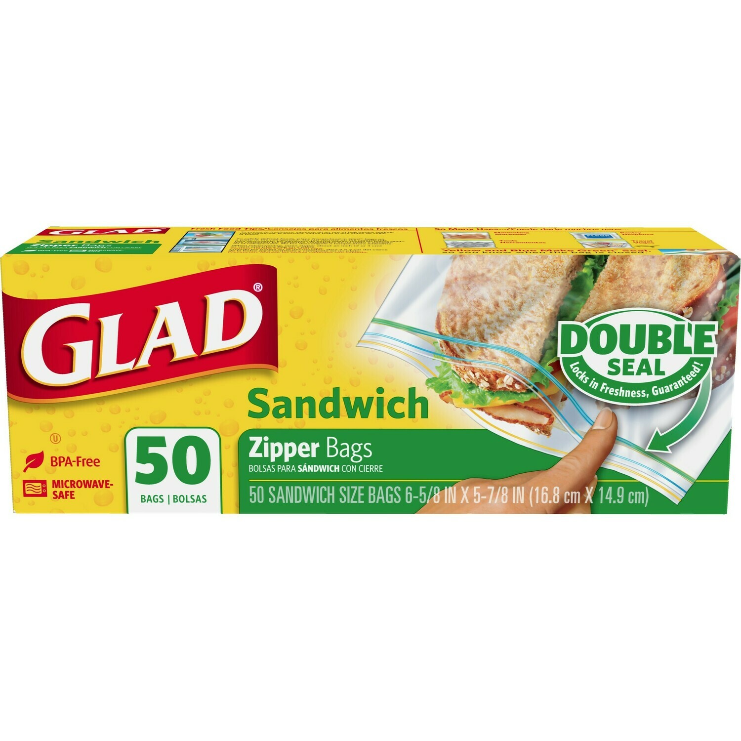 Household / Bags / Glad Lock Sandwich Bags