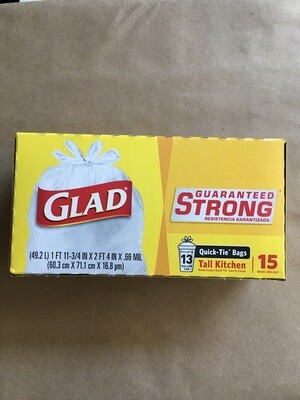 Household / Plastic / Glad Tall Kitchen Bags 15 ct
