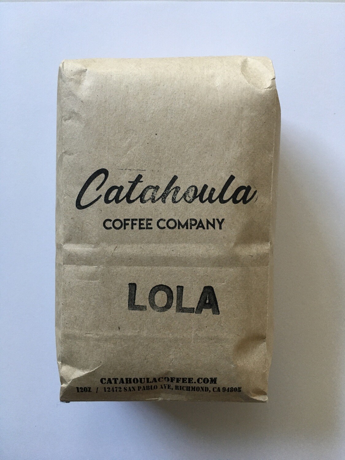 Coffee / Beans / Catahoula Coffee Lola, 12 oz