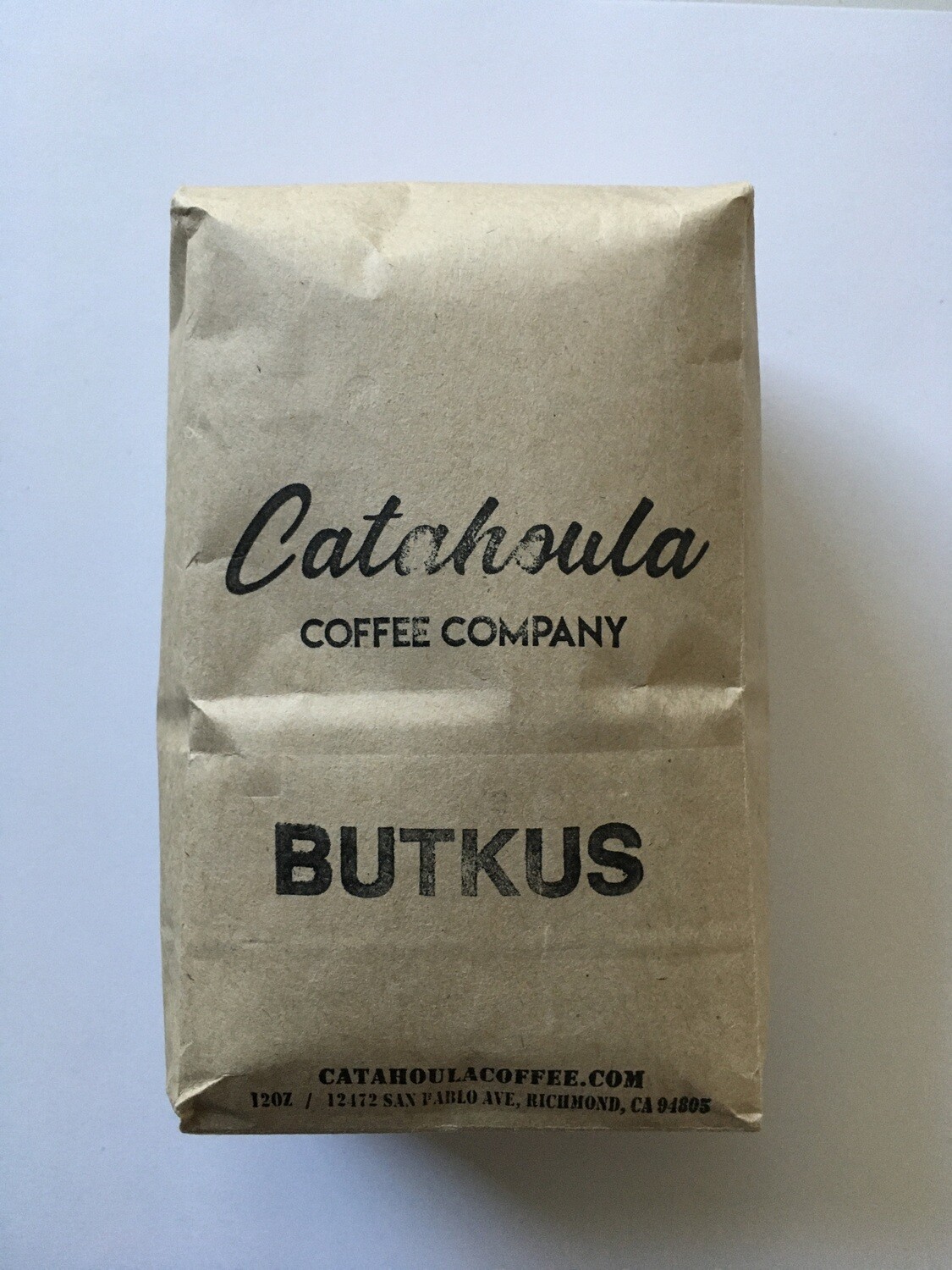 Coffee / Beans / Catahoula Coffee Butkus, 12 oz