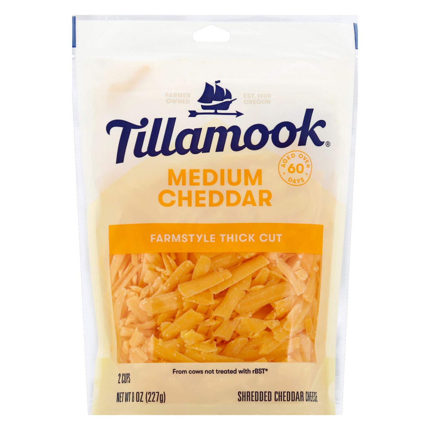 Deli / Cheese / Tillamook Shredded Cheddar, 8 oz