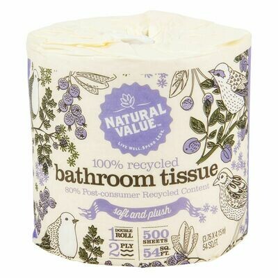 Household / Toilet Paper / Natural Value Bath Tissue Single