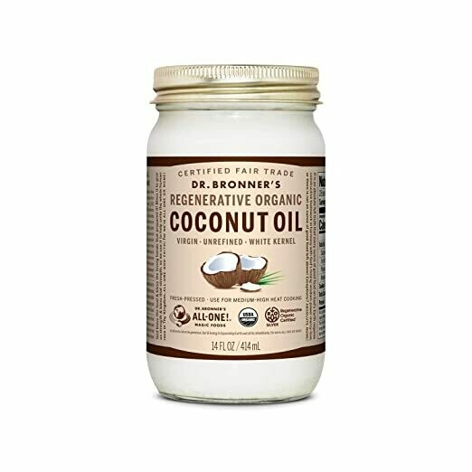 Grocery / Oil / Dr Bronner's Unrefined Coconut Oil, 14 oz