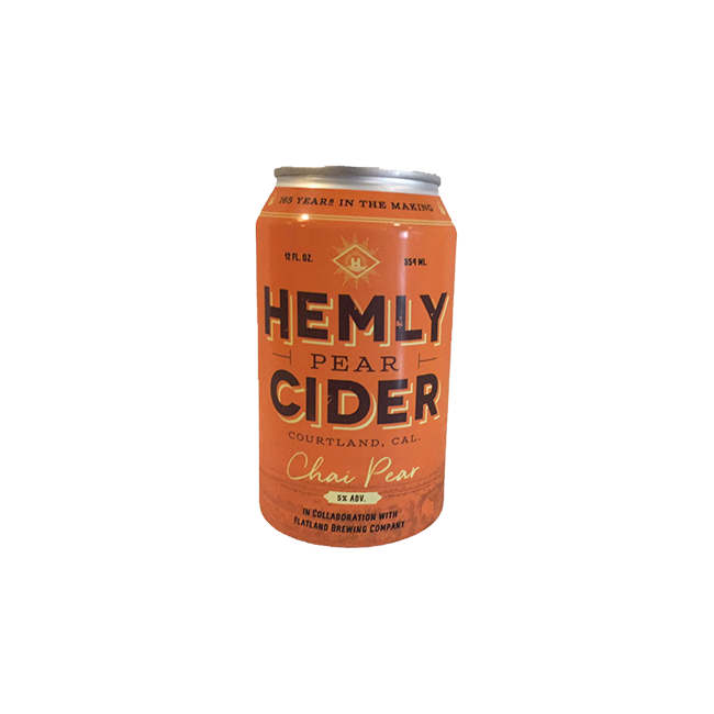 Beer / 4 pk / Hemly, Pear Cider with Spiced Chai, 12 oz, 4 pk